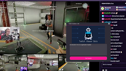 Twitch Viewbot Interface